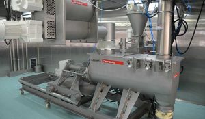 set up of a continuous mixing line
