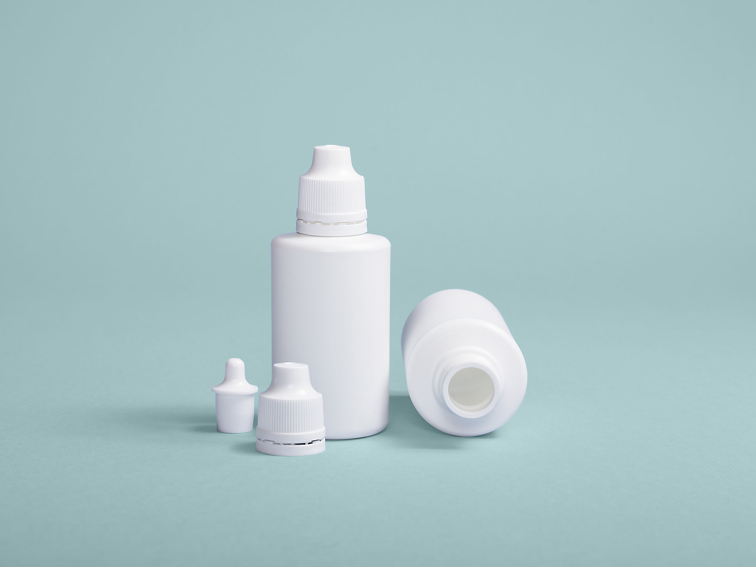 Bulky dropper system with small cap Bulky dropper system with small cap